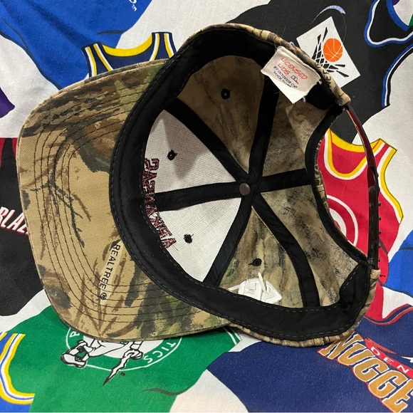 Vintage University of Arkansas Razorbacks Camo Snap Back Hat Realtree Camouflage - Picture 8 of 8